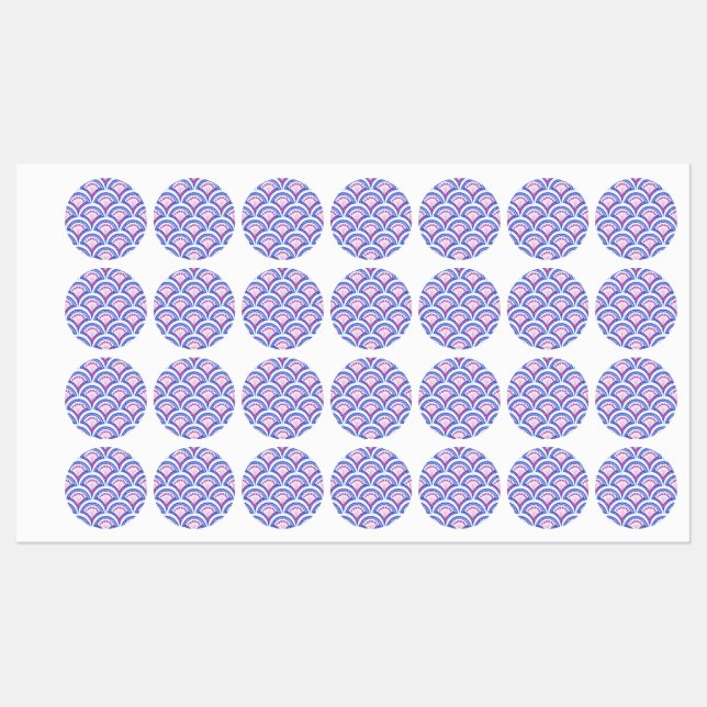 blue floral damask pattern  (Sheet)