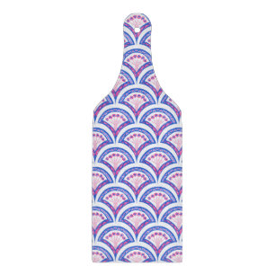 blue floral damask pattern  cutting board