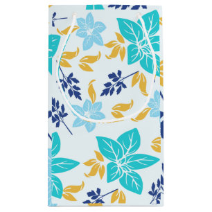 Blue Floral Gift bag