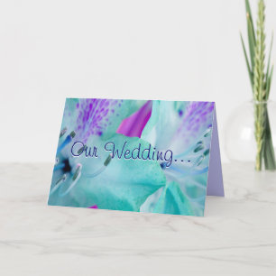 Blue Floral Invitation