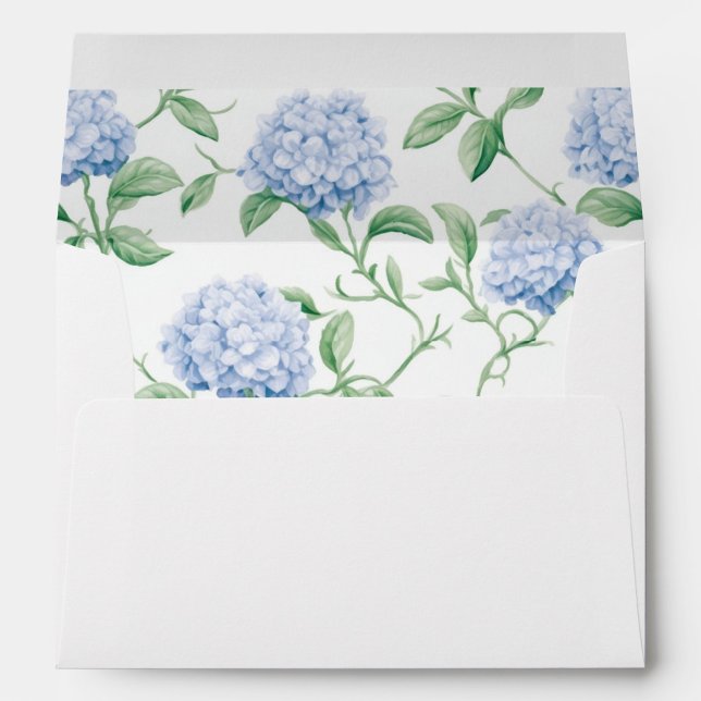 Blue Floral Lined Envelope (Creator Uploaded)