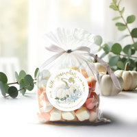 Blue Floral Little Pumpkin Fall Baby Shower