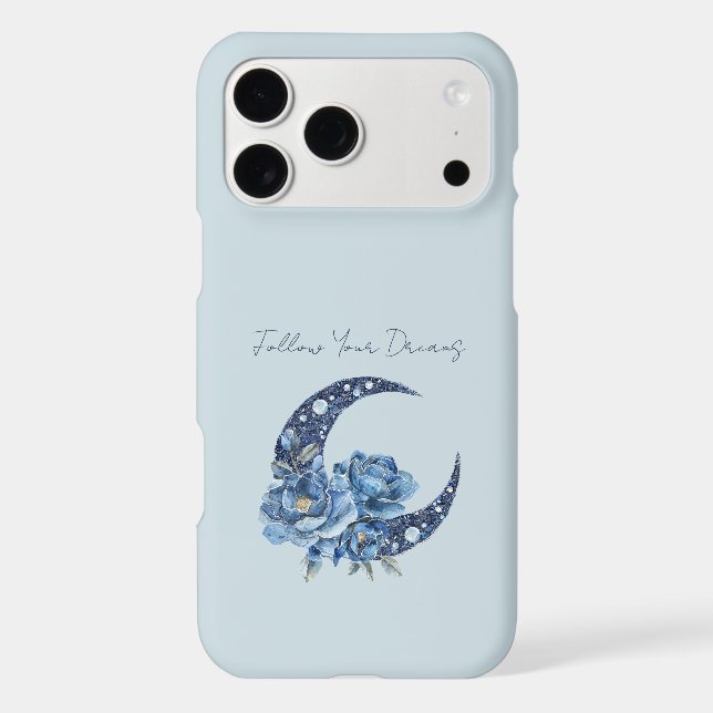 Blue Floral Moon (Back)