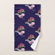 Blue Floral Mother's Day Bath Tea towel