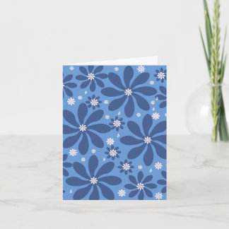 Blue Floral Pattern coasters – Stylish Desk Acces Invitation