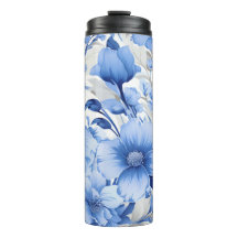 Blue Floral Symphony