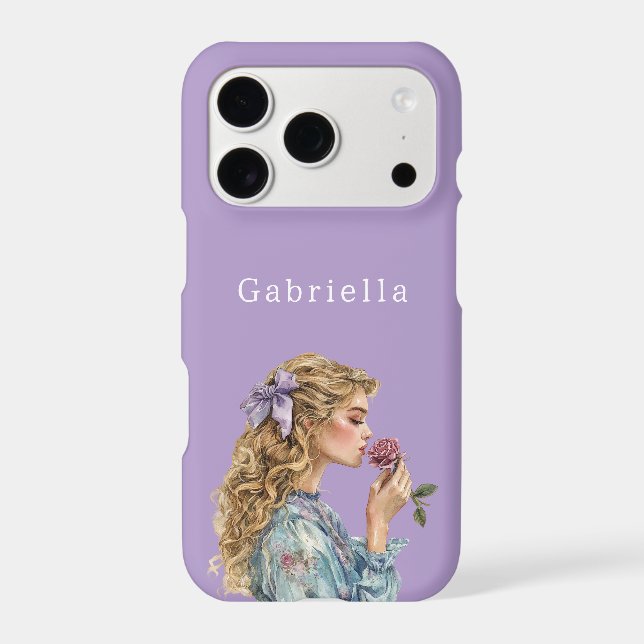 Blue Floral Woman (Back)