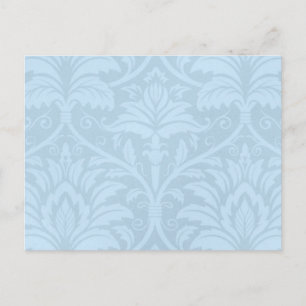 Blue Flourish Postcard