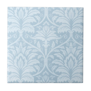 Blue Flourish Tile