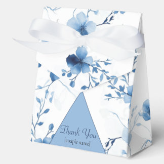 Blue Flower Blossom, Favour Box