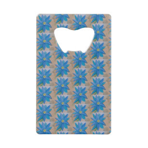 Blue Flower Bottle Opener