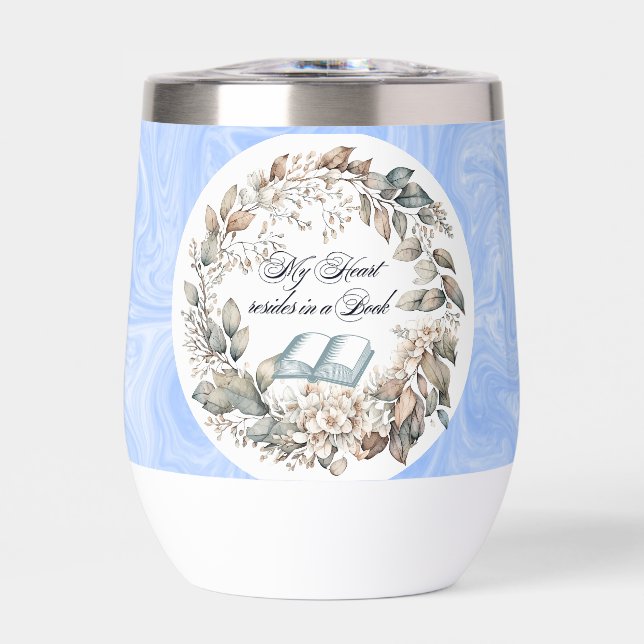 Blue Flower Bouquet Book lovers (Front)