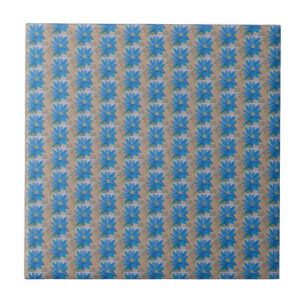 Blue Flower Ceramic Tile