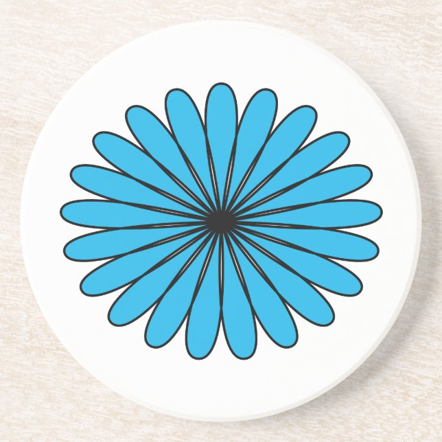 Blue Flower Coasters (Front)
