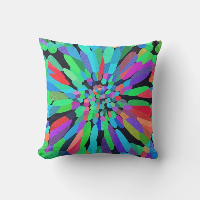 Blue Flower Cushion (Front)