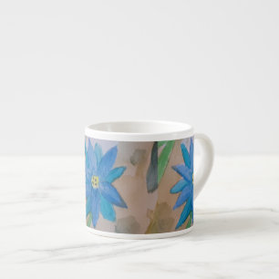 Blue Flower Espresso Cup