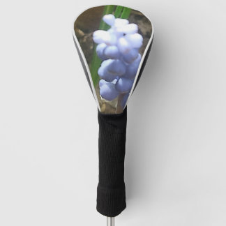 Blue flower golf head cover