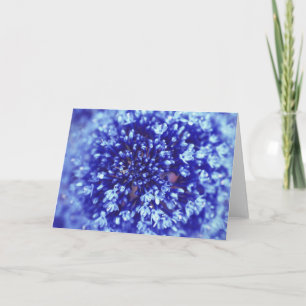 Blue Flower Greeting Card