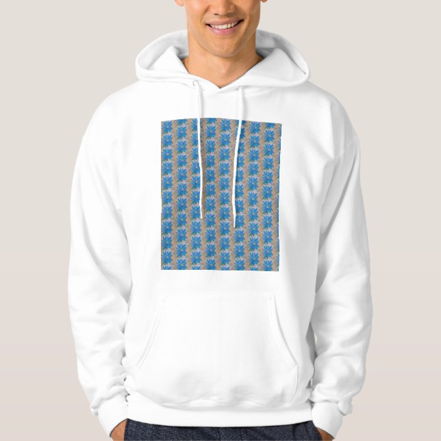 Blue Flower Hoodie (Front)