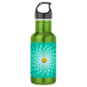 Blue Flower Mandala-68566 Stainless Steel Water Bo 532 Ml Water Bottle