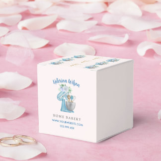 Blue Flower Mixer Favour Box