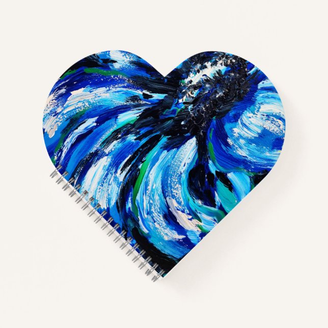 Blue Flower Notebook (Front)