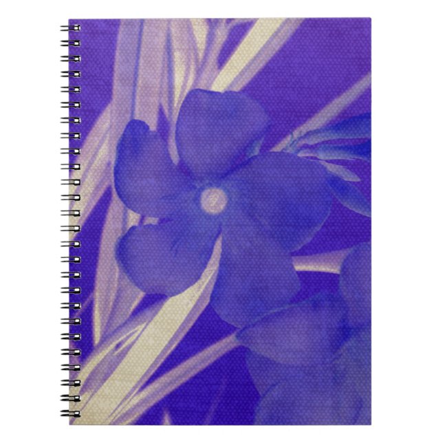 Blue Flower Notebook (Front)