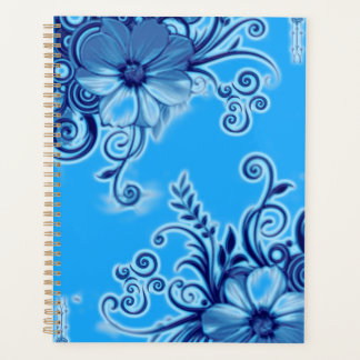 Blue Flower Planner