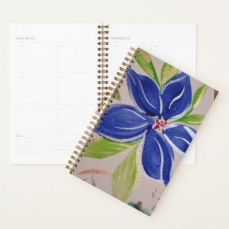 Blue Flower Planner