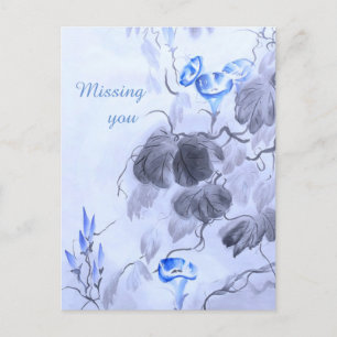 Blue Flower Postcard