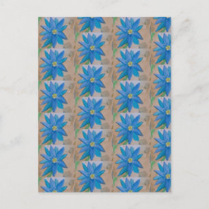 Blue Flower Postcard