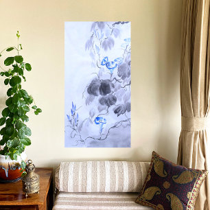 Blue Flower Poster