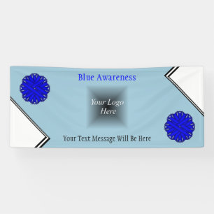 Blue Flower Ribbon by Kenneth Yoncich Banner