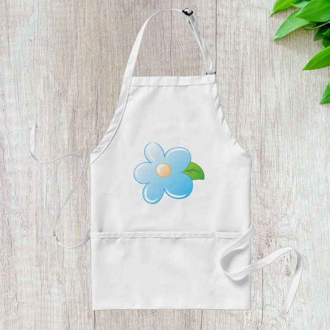 Blue Flower Standard Apron (Creator Uploaded)