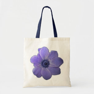 Blue Flower Tote Bag Flower Beach Tote Bags