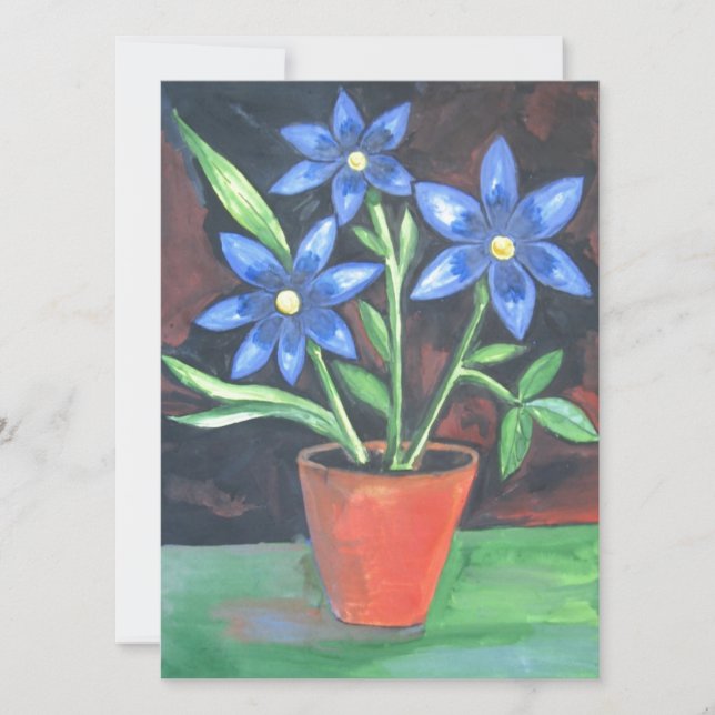Blue Flowers (Front)