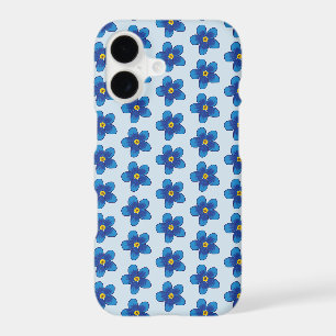 Blue flowers Apple iPhone 8/7, Barely There