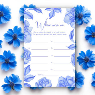 Blue Flowers Bridal shower Where were we
