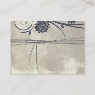 Blue Flowers Business Card