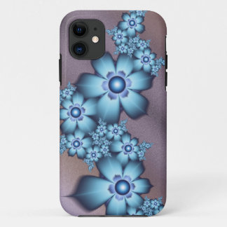 Blue flowers iPhone 11 case