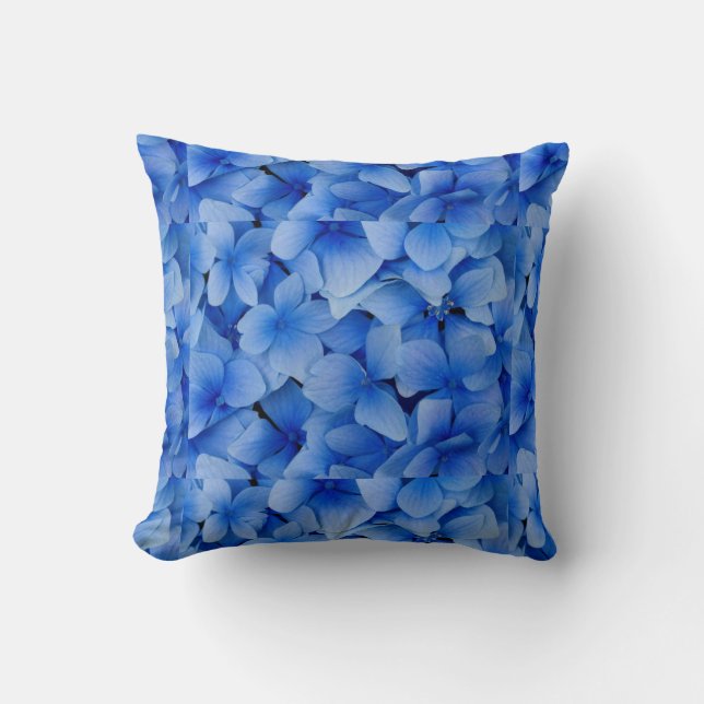 Blue Flowers Cushion (Front)