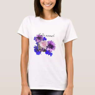 Blue flowers , hello summer! T-Shirt