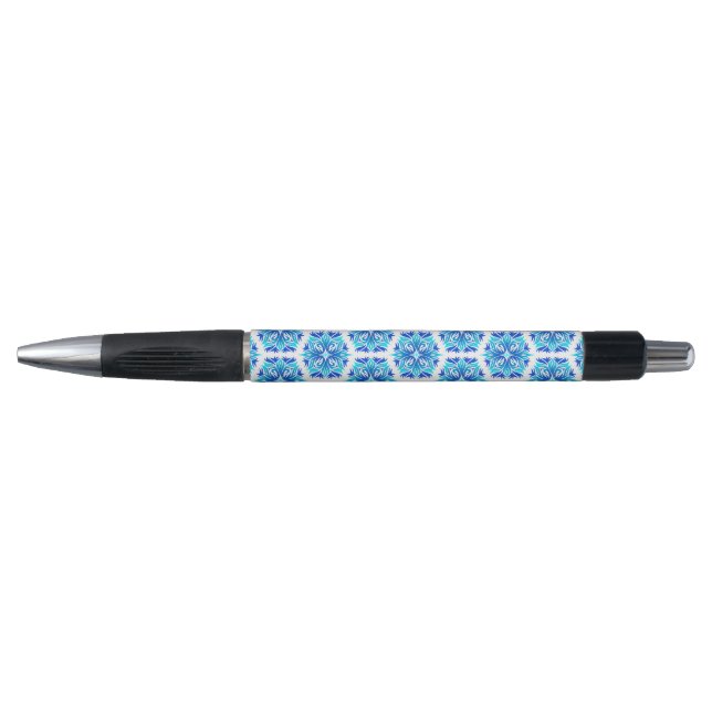 Blue Flowers, Pattern Of Flowers, Floral Pattern (Front)
