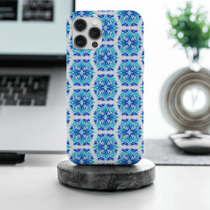 Blue Flowers, Pattern Of Flowers, Floral Pattern iPhone 15 Pro Max Case