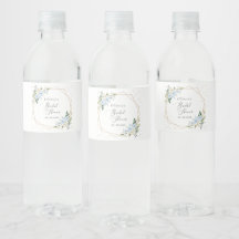 Blue Flowers, White Flowers, Boho, Bridal Shower