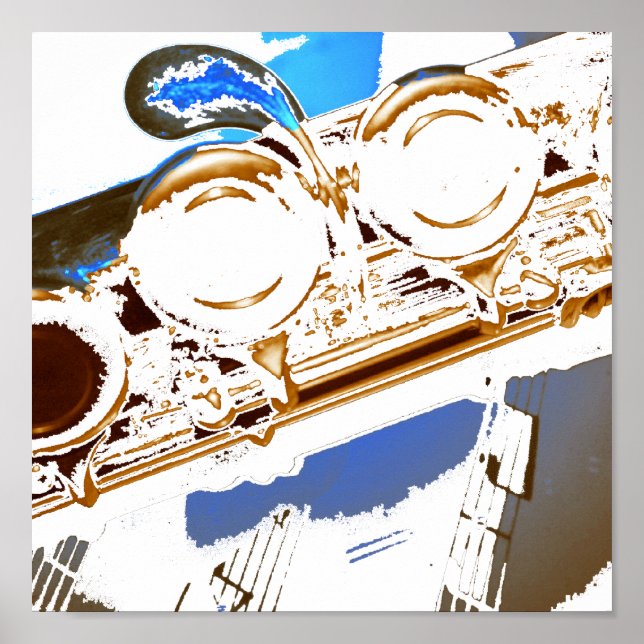 blue flute poster (Front)