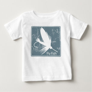 Blue Fly Fish Baby T-Shirt