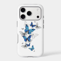 Blue Flying Butterflies Morpho