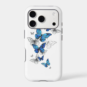 Blue Flying Butterflies Morpho