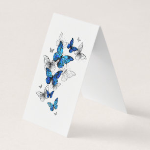 Blue Flying Butterflies Morpho